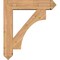 Ekena Millwork Westlake Arts and Crafts Smooth Bracket w/ Offset Brace, Western Red Cedar, 7 1/2"W x 32"D x 36"H BKT0806X32X36WTL03SWR - alternate 2